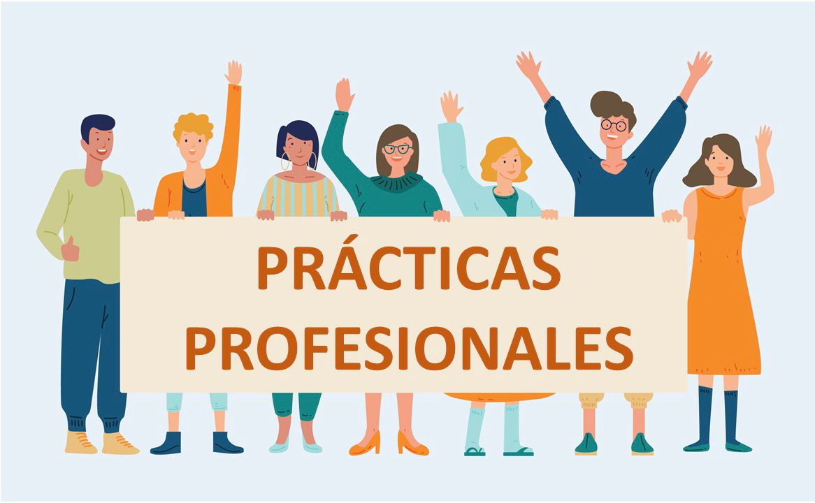 alumnos en sus prácticas profesionales